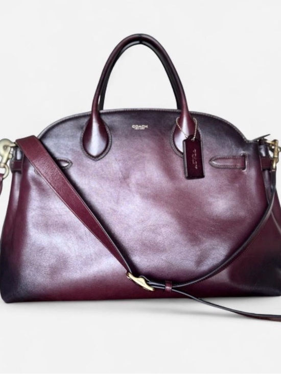 Coach Handbags - Soft Empire Carryall Bag 40 Coach Leather Satchel Bag in Burgundy